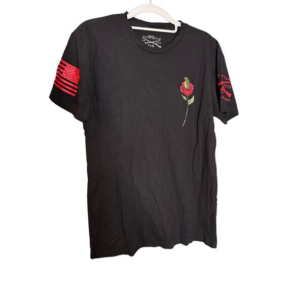 Grunt Style Come in Peace Leave in Pieces graphic t-shirt - Picture 1 of 4